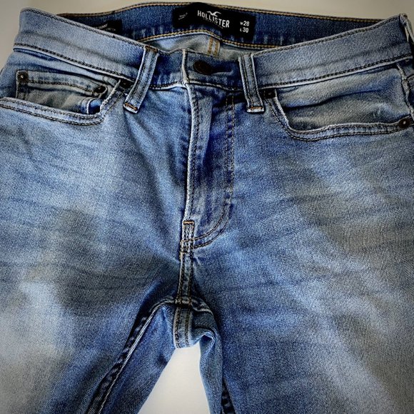 Hollister Jeans 28 X 30 super skinny Hollister advanced stretch - Picture 3 of 5